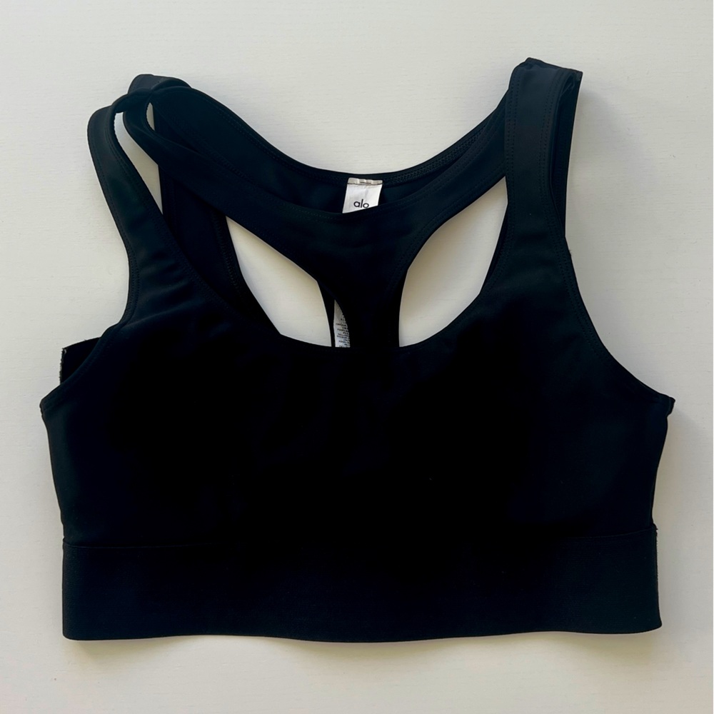 Alo sports bra (black)
